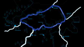 Courtrai (Belgique) Le Carré Bleu est un itinéraire cyclable transfrontalier qui relie la Flandre, la Wallonie et le nord de la France. Ce parcours de 90 km le long des chemins de halage de la Lys, de l'Escaut, de la...