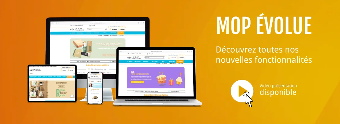 fournisseur de produits promotionnels nantes MOP - Mes Objets Publicitaires