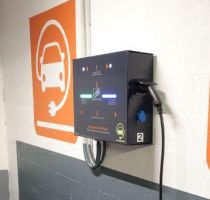 borne de recharge de vehicules electriques nantes EFFIA Charging Station