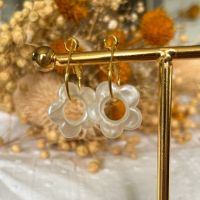 Boucles d'oreilles Fanny nacré- Numette