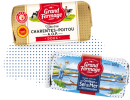 produits laitiers nantes Grand Fermage - Beurres et Fromages