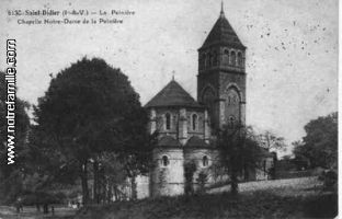 La chapelle de La Peinière, achevée en 1900