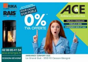 magasin de bois de chauffage rennes ACE Poêles et Cheminées