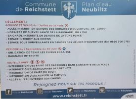 lac ouvert a la baignade strasbourg Plan d'eau Neubiltz de Reichstett