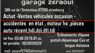 casse auto strasbourg garage zeraoui