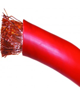 ROULEAU DE 5M CABLE DE BATTERIE 35MM2 ROUGE