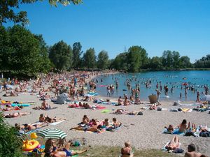 lac ouvert a la baignade strasbourg Plan d'eau Neubiltz de Reichstett